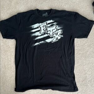Fox Black and White Short Sleeve Tee
